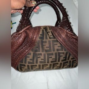 Fendi Zucca Spy Bag, clean excellent condition! AUTHENTICATED BAG